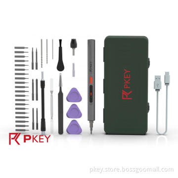 PKEY Electric Screwdriver with 3 LED Lights